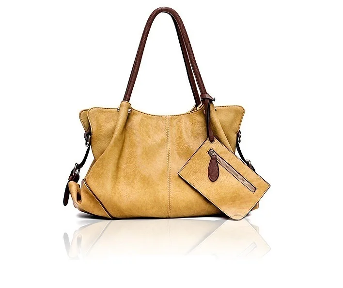 

2020 Lady Genuine Leather Handbags Vintage Bags Handbags Femme Famous Brands Crossbody Women Messenger Bags Women's Tote