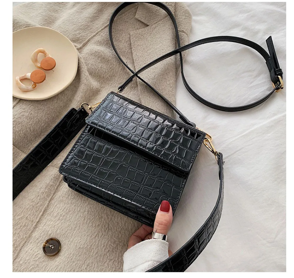 Mini Stone Pattern Сумки через плечо для Для женщин кошельки из искусственной кожи Сумки новые дизайнерские сумки через плечо сумка bolsa feminina