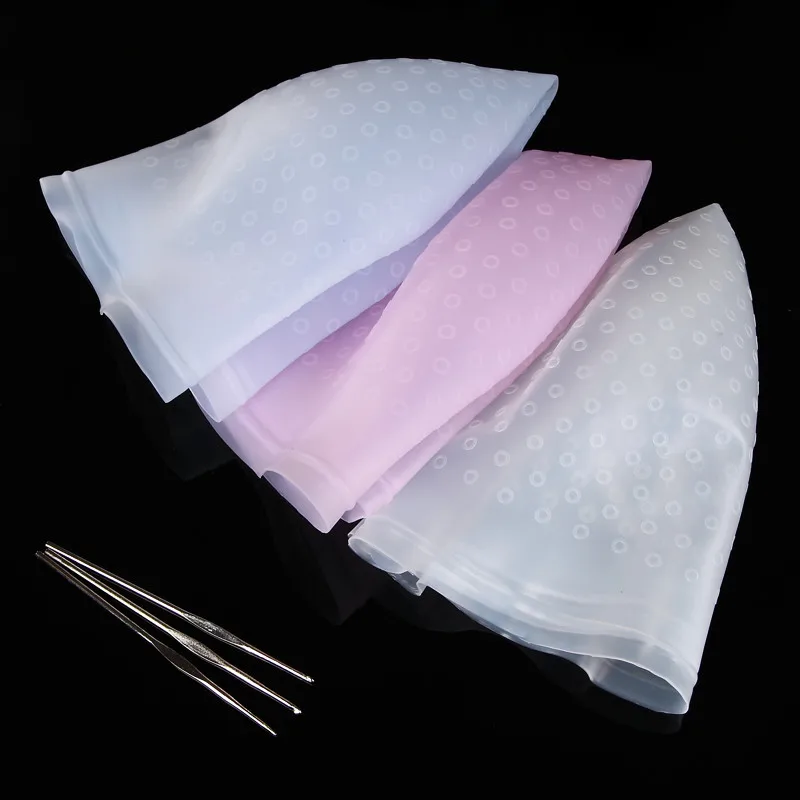 

Reusable Professional Salon Hair Color Coloring Highlighting Dye Cap for Hair Extension Styling Tools Barber Beauty Hair Salon