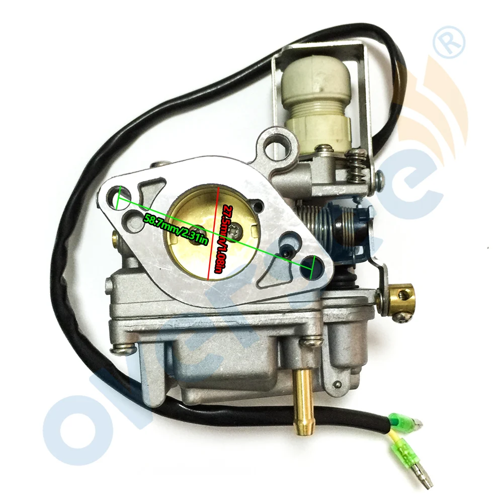 6AH-14301 карбюратор для YAMAHA PARSUN HIDEA YAMABISI 4 тактный 15HP 20HP лодочный мотор F15C F20B