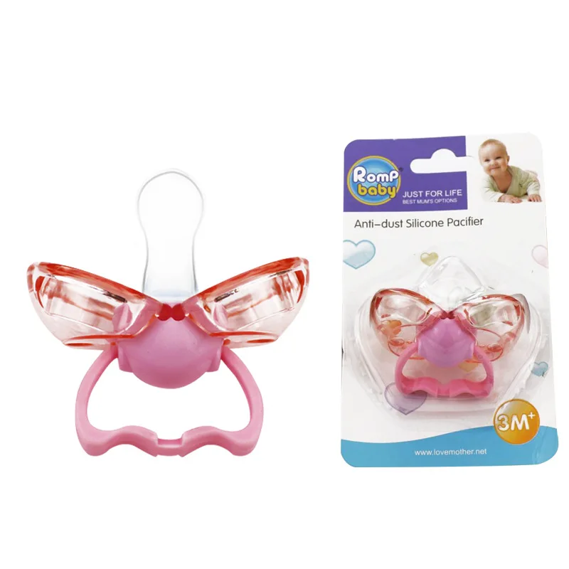 

Food Grade Silicone Round Pacifier Holder Case Newborn Funny Personalized Baby Pacifier Nipple Chupete Baby Gift BW50NZ