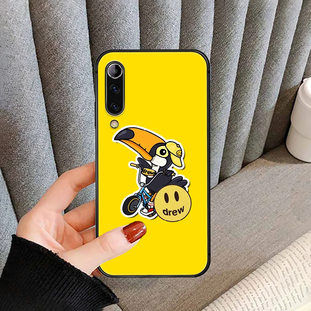 

Luxury Fashion brand Drew House Phone Case cover For XIAOMI redmi note K 4 5 6 7 8 9 10 20 30 3 A X Pro ultra black shell pretty