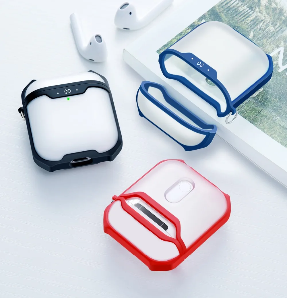XUNDD Bluetooth беспроводной чехол для наушников Текстура ТПУ защитный чехол для наушников для Airpods 1 2 противоударный чехол AirPod аксессуары