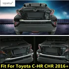 Автомобильный задний багажник, задняя дверь, полоса, Обложка, Наклейка для Toyota C-HR CHR 2016-2020, аксессуары из нержавеющей стали