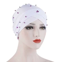 women new style ruffled scarf cap muslim head wrap chemo turban ladies bandanas hair accessories
