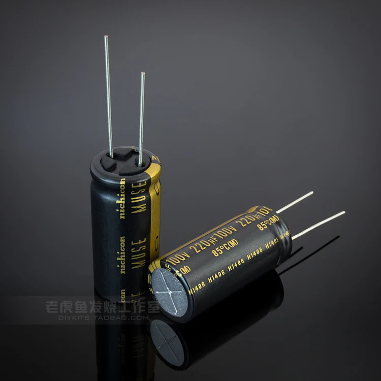 NICHICON MUSE KZ 220 мкФ 100 в 16x35.5 мм 100V220UF nichion мкФ/100 100UF220V PCM7.5 6 шт.|Аксессуары для