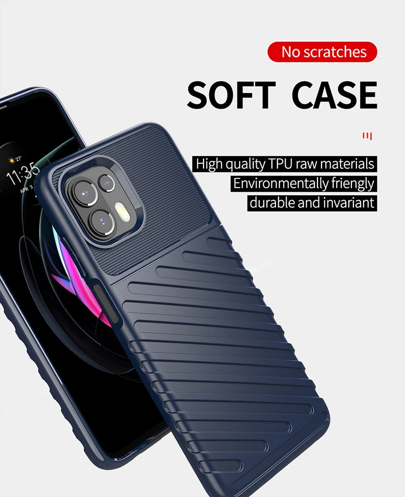 Rugged Fiber Cover For Motorola Edge 20 Lite Case Full Cover Back Case For Moto Edge 20 Lite Case For Motorola Edge 20 Lite 6.7