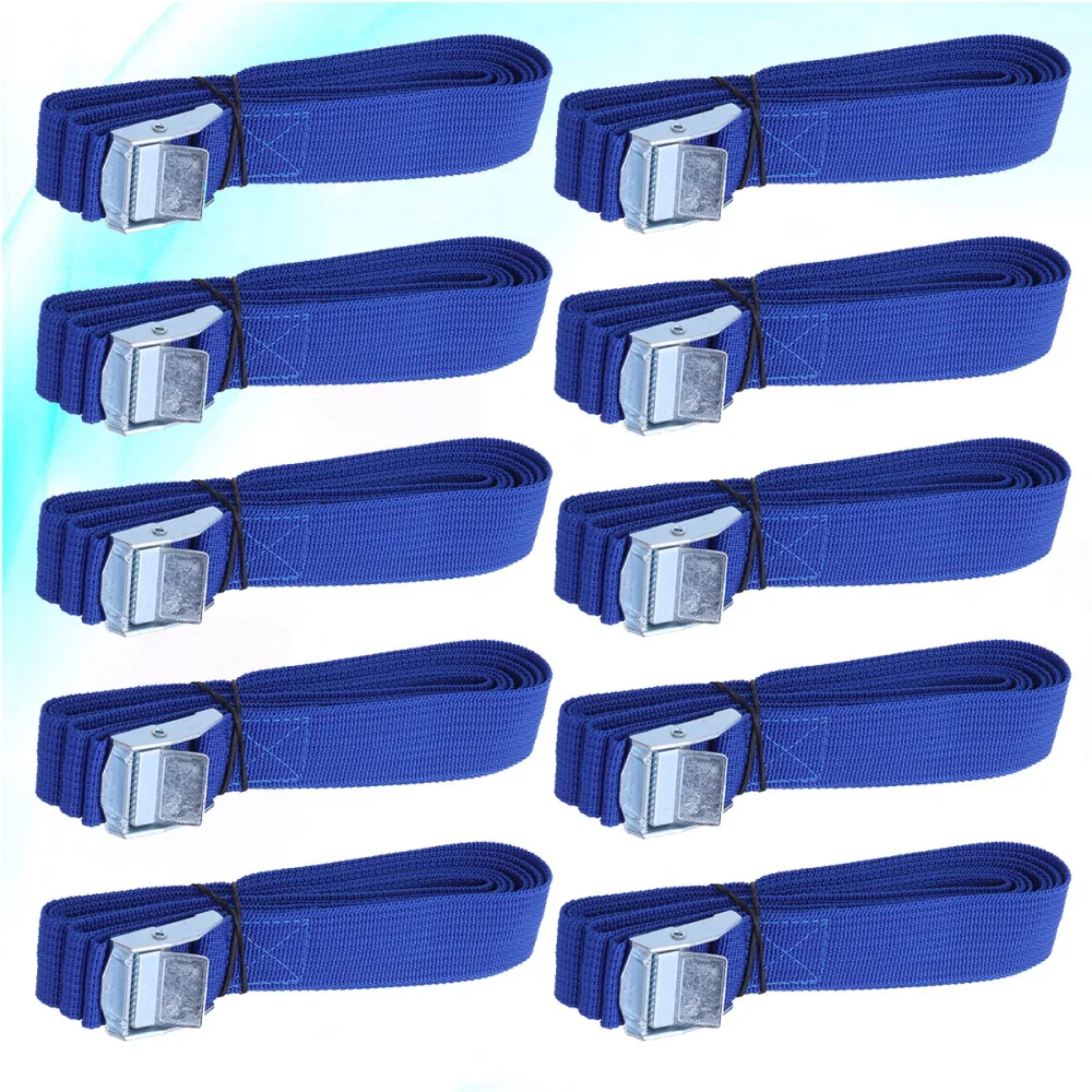 10 Pcs Lashing Straps with Steel Buckle Thick Nylon Quick Release for Cargo Tie Down Car Roof Rack Luggage Kayak | Автомобили и