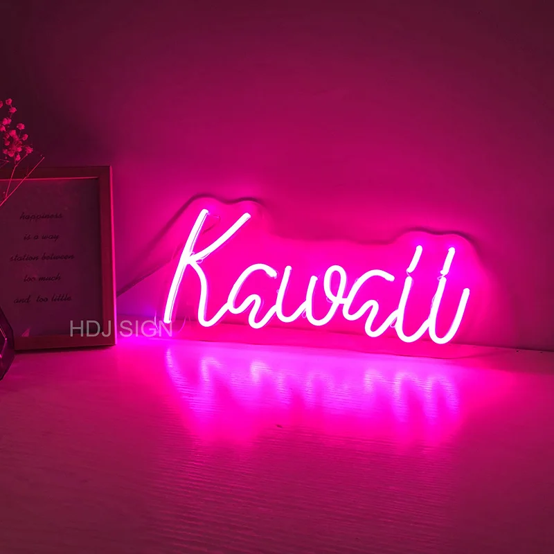 

Personalized Custom LED Neon Sign kawaii Lovely Letter Wall Decor For Home Room Bar Cafe Birthday Wedding Party Neon Light