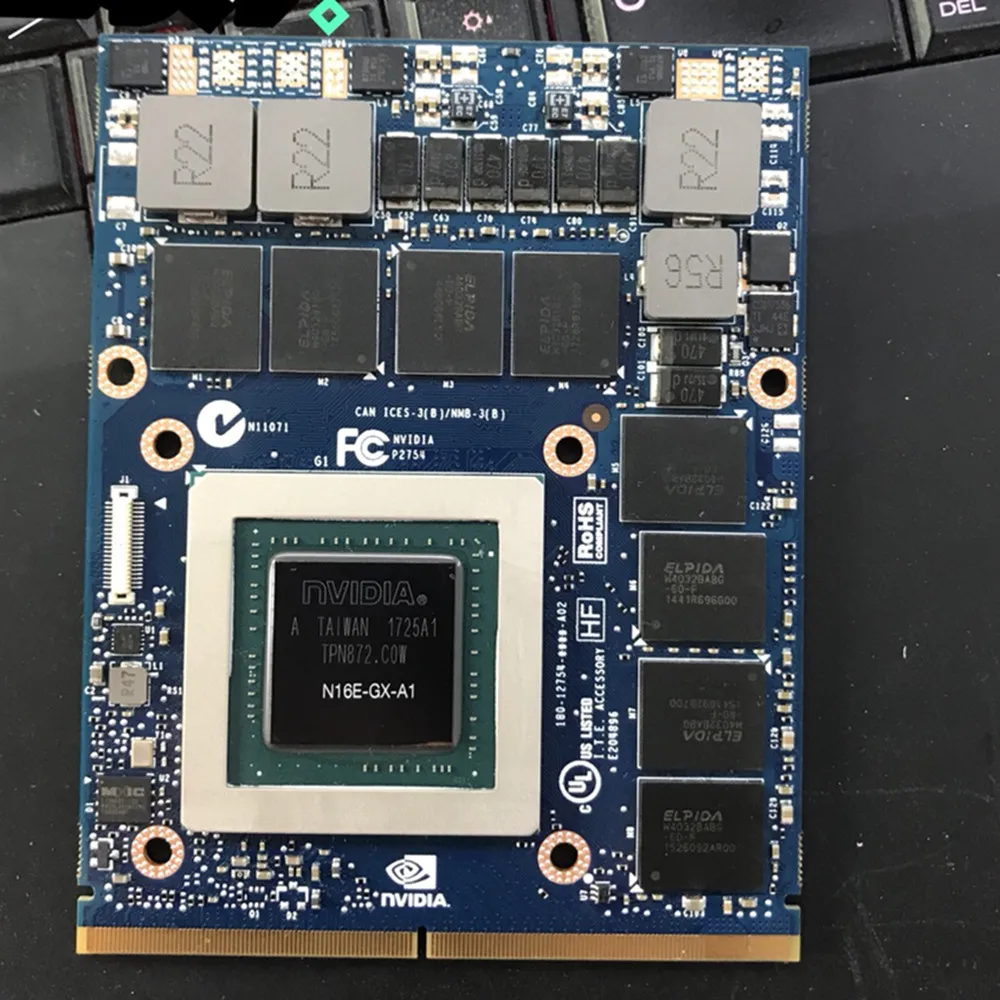 N16E-GX-A1 Tarjeta gránvidia GTX 980M 8G GPU GTX980M для переноски Dell Alienware 18 M18X R2 R3 R4 / HP MSI Clevo | Компьютеры