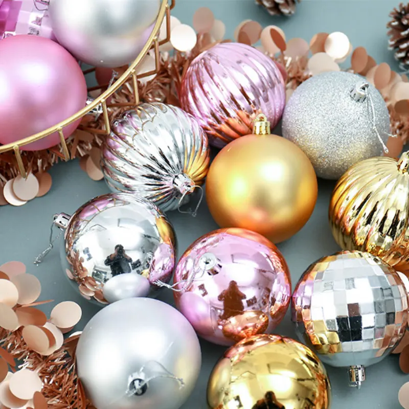 34 шт./компл. 4 см украшение для вечеринки свадьбы блестящий шар нового года