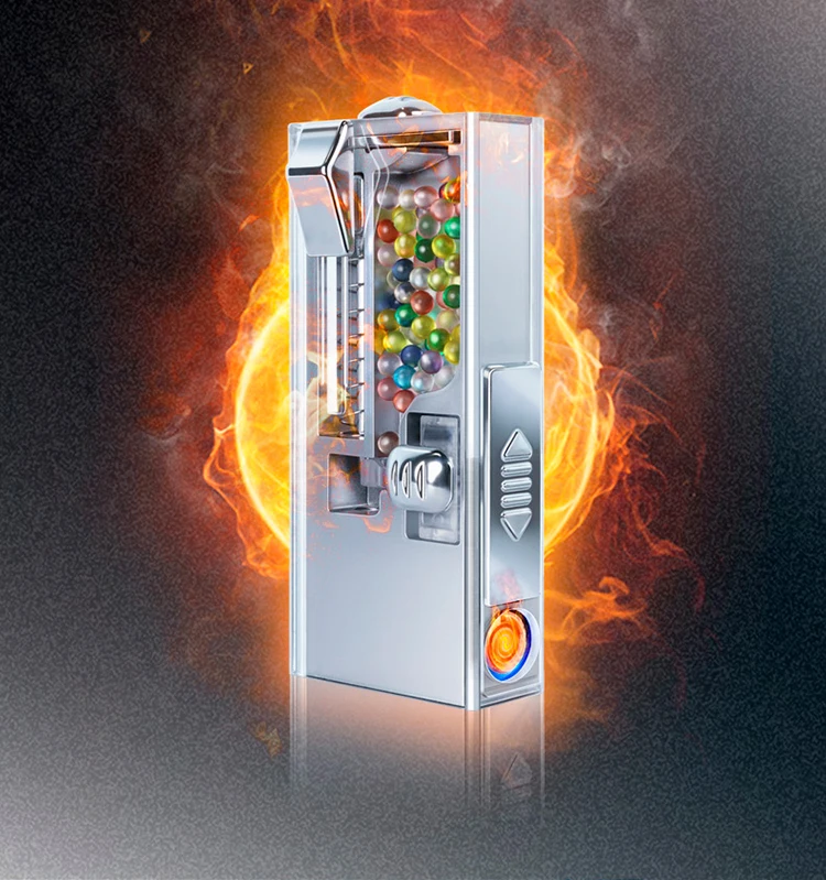 

Автоматическая сигаретная коробка, 3 цвета, жемчужная пудра usb Сигарета с пламенем + 100 смешанных запахов