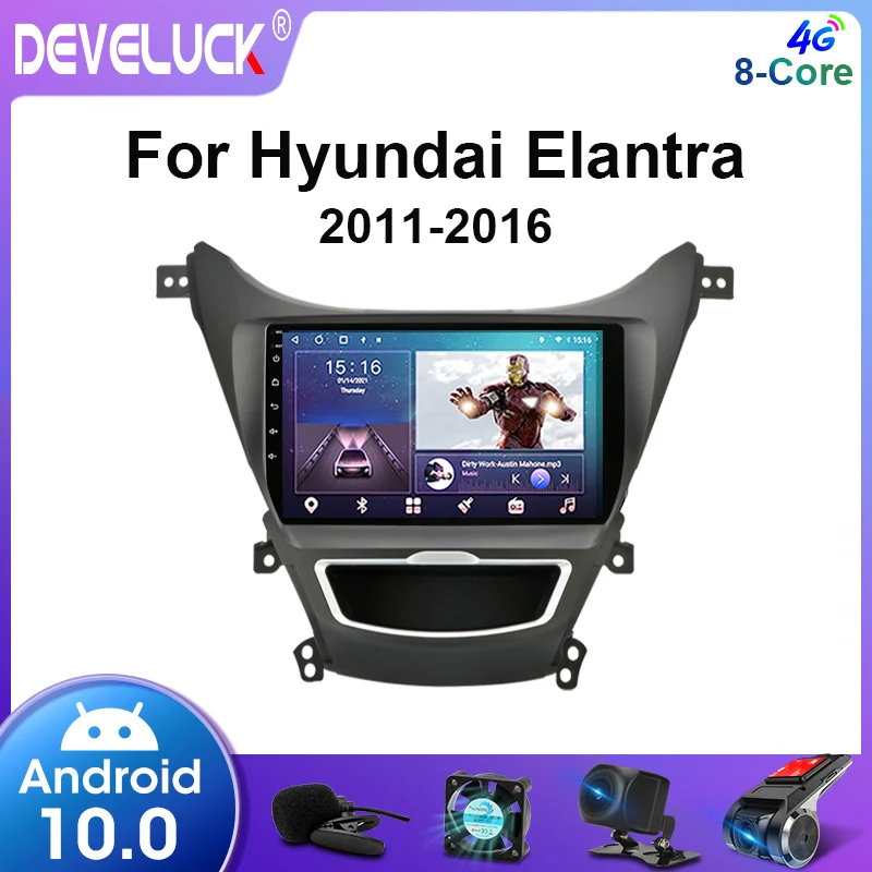 

Android10.0 Car Radio carplay GPS Navigation Multimedia video Player For Hyundai Elantra Avante I35 2011-2016 FM 2din Stereo DVD