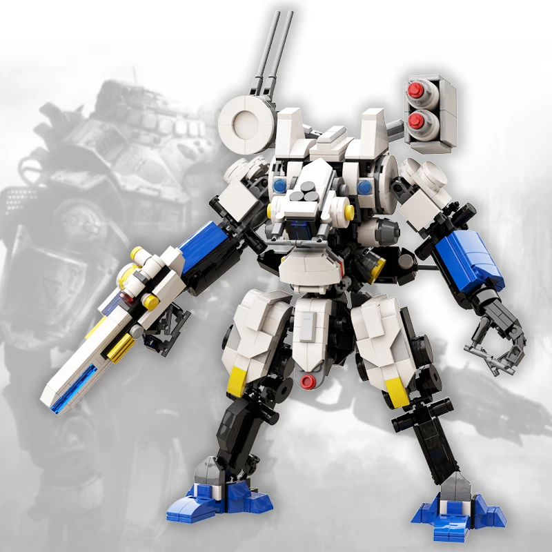 

Robot Warrior Building Blocks Toys For Children Original Design Armor Anime Figure Model Mech Action Figure Assembly Block Dolls