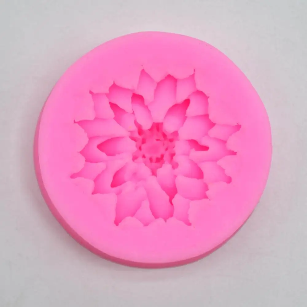 3D красивый Лотос Хризантема Цветы Свадебный торт украшения инструменты DIY