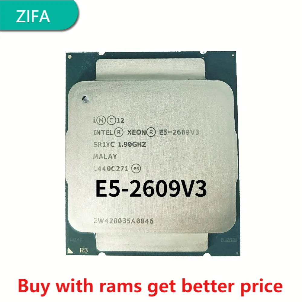 

Original Intel Xeon E5-2609V3 (1.9GHZ/15MB/85W/) E5 2609V3 6-CORE E5-2609 V3 FCLGA2011-3 CPU Processor free shipping E5 2609 V3