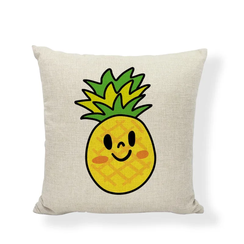 Чехол illow мультяшная Подушка &quotАнанас&quot декоративная подушка для дома чехол