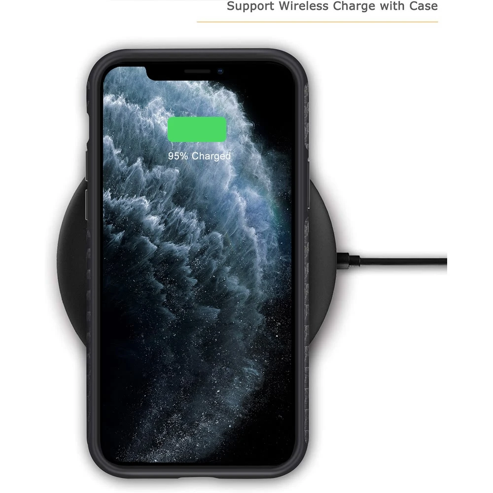 Защитный экран чехол для iPhone X Xs 8 7 из углеродного волокна Кожаный 5 5S SE 6 6S Plus