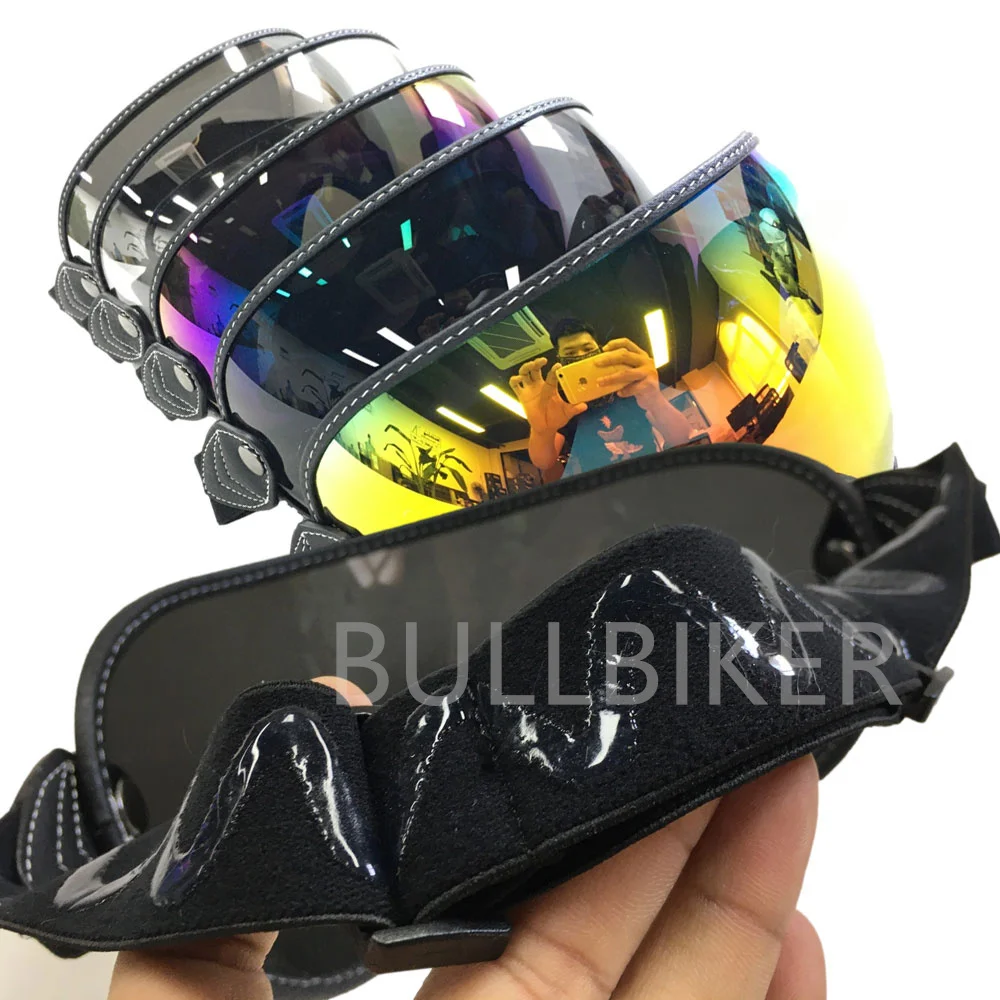 Мотоциклетный шлем BULLBIKER защитный козырек для объектива ветрозащитные очки