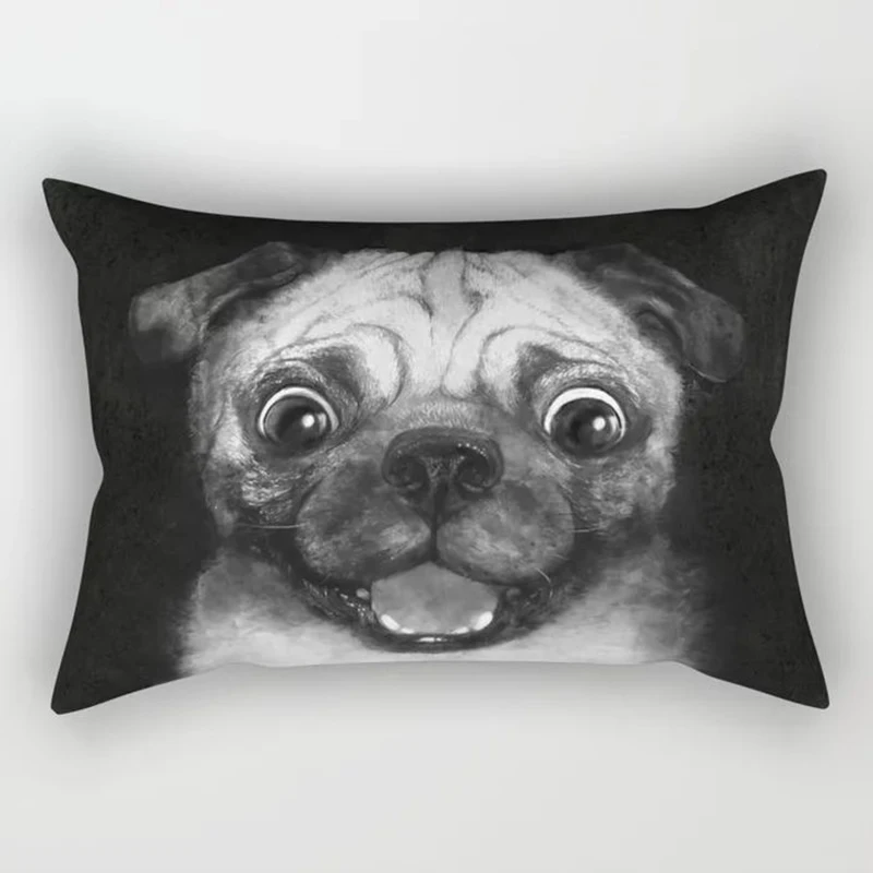 Elife Cartoon Animal Polyester decorative rectangular pillow shams case throw waist Cushion Cover For Sofa car 30x50cm | Дом и сад