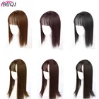 Зажим для волос BUQI, 25-35 см, натуральный цвет, высокое качество, прямые волосы, челки для женщин