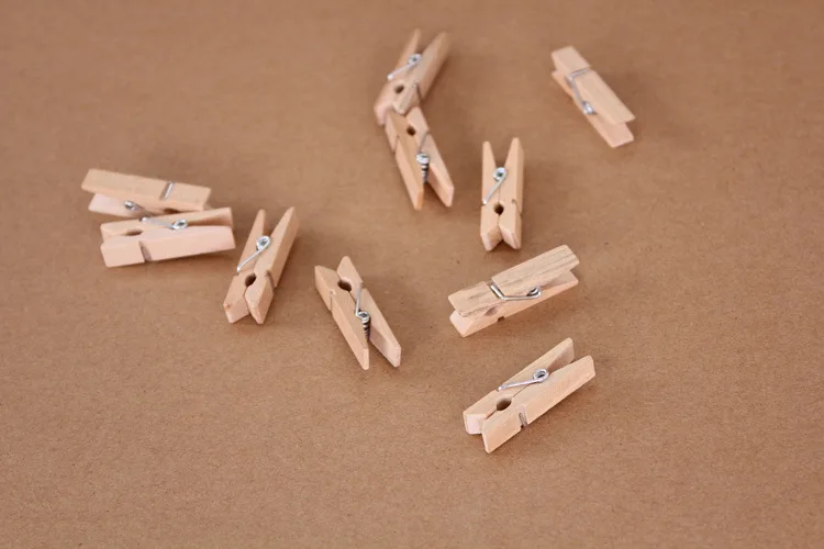Прищепки деревянные 50 шт./лот мини-зажимы для фотобумаги ручной работы прищепки