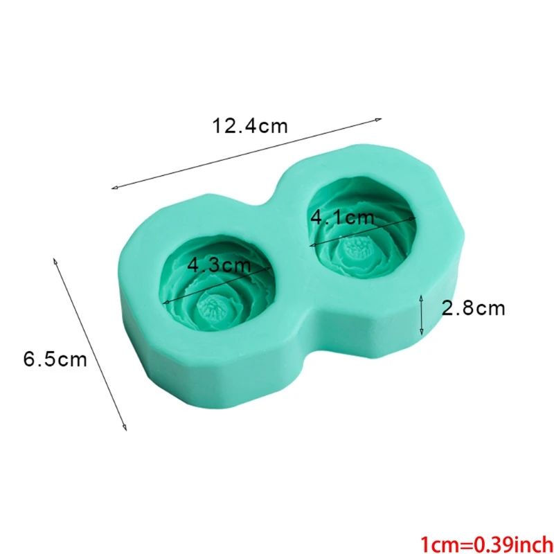 

3D roses flower soap mould chocolate wedding cake decorating tools DIY fondant s