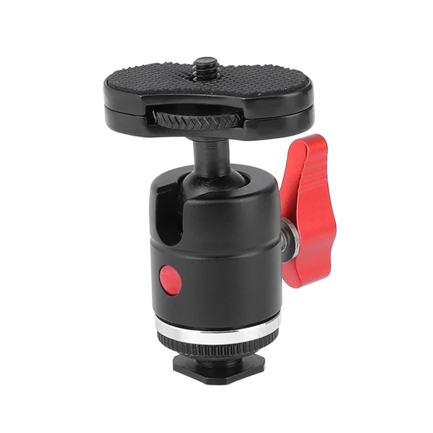 Вращающаяся шаровая Головка CAMVATE на 360 ° с наружной резьбой 1/4-20 и адаптером