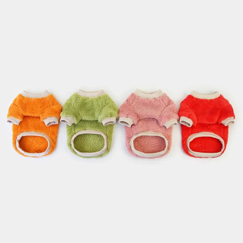 

Autumn Winter Pet Plush Sweater Cute Fashion Pullover Warm Puppy Clothes For Small Medium Dogs