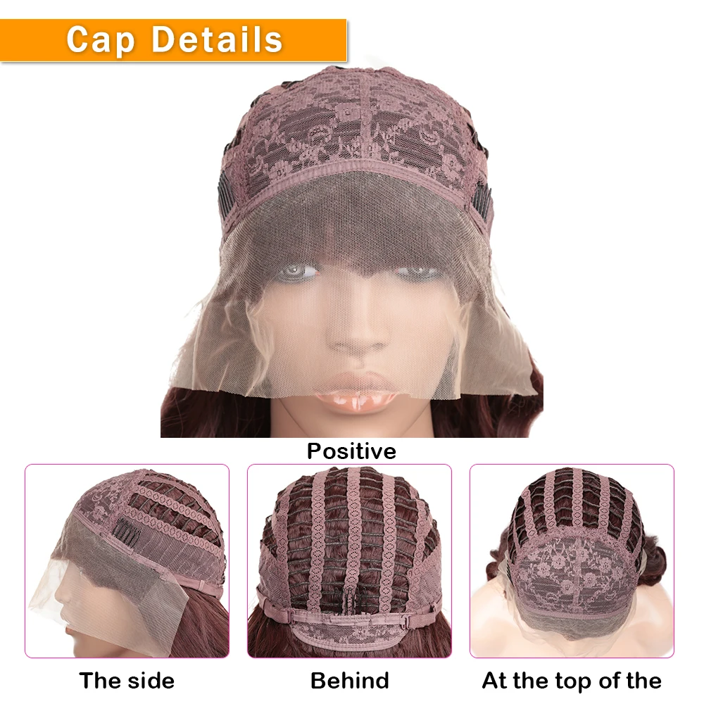 

Long Synthetic Lace Front Wig For Black Women Heat Resistant Body Wave Hairstyle Glueless Hair Wigs Side Part Alibaby