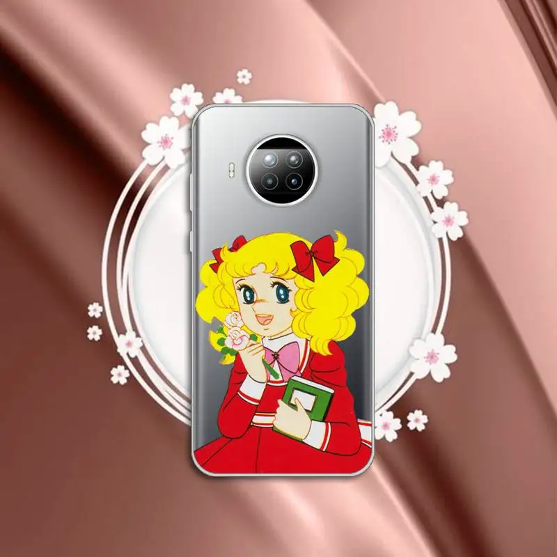 

Anime Manga Candy Phone Case Transparent for Xiaomi mi Redmi note 10 t 8 9 pro lite 11 Samsung S 8 9 10 20
