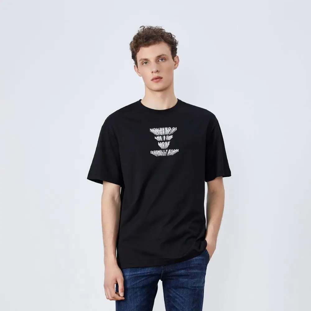 

offset back printing round neck goth Men clothes outfit short sleeve aesthetic T-shirts short sleeve streetwear man's T-shirt