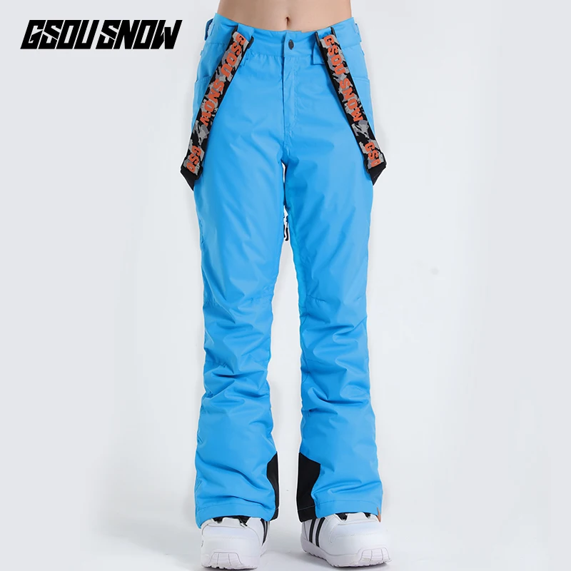 2017 Женские горнолыжные брюки GSOU SNOW костюмы для женщин горные лыжи женские лыжные