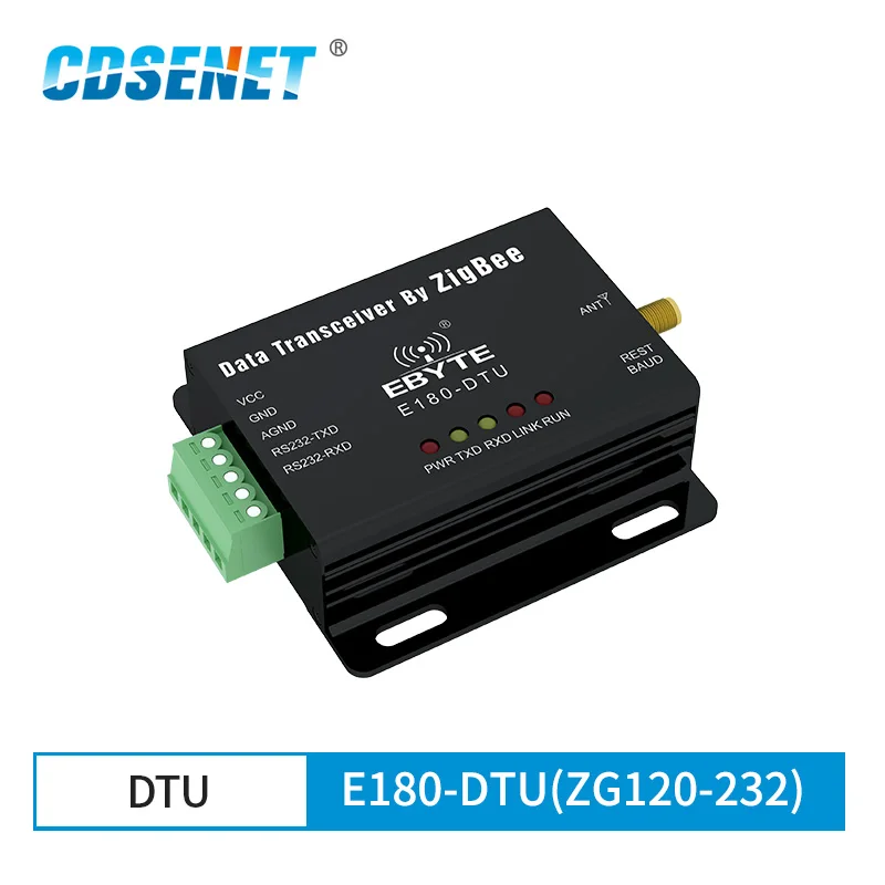 

2.4Ghz Zigbee 3.0 20dBm RS232 Wireless Modem Transparent Data Transmission Ad-hoc Network E180-DTU(ZG120-232)