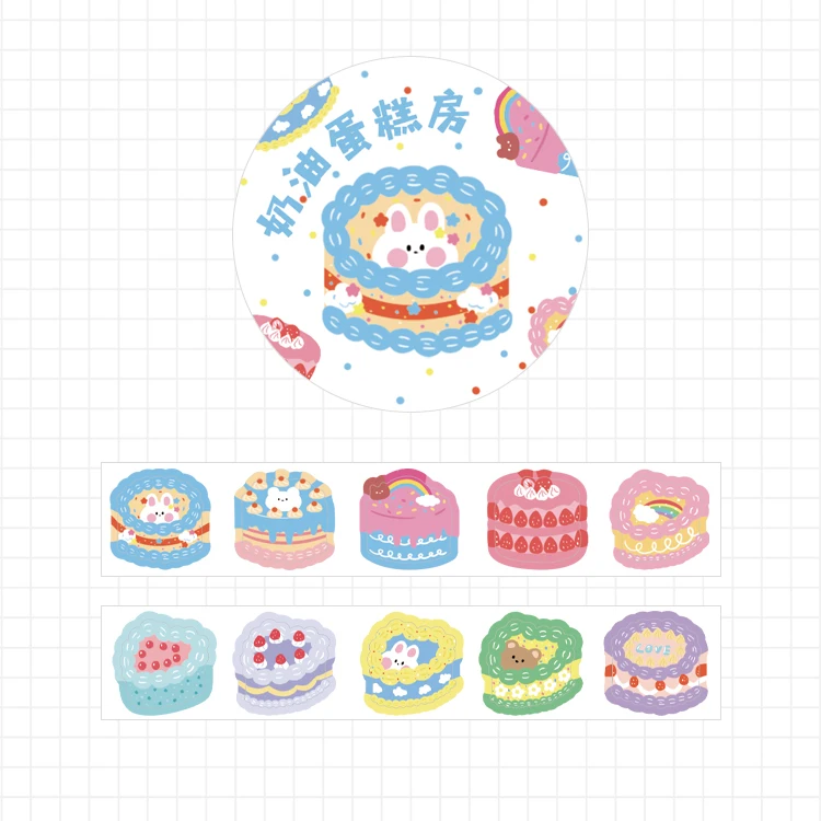 Yoofun Клейкая бумажная лента для скрапбукинга 100 шт.