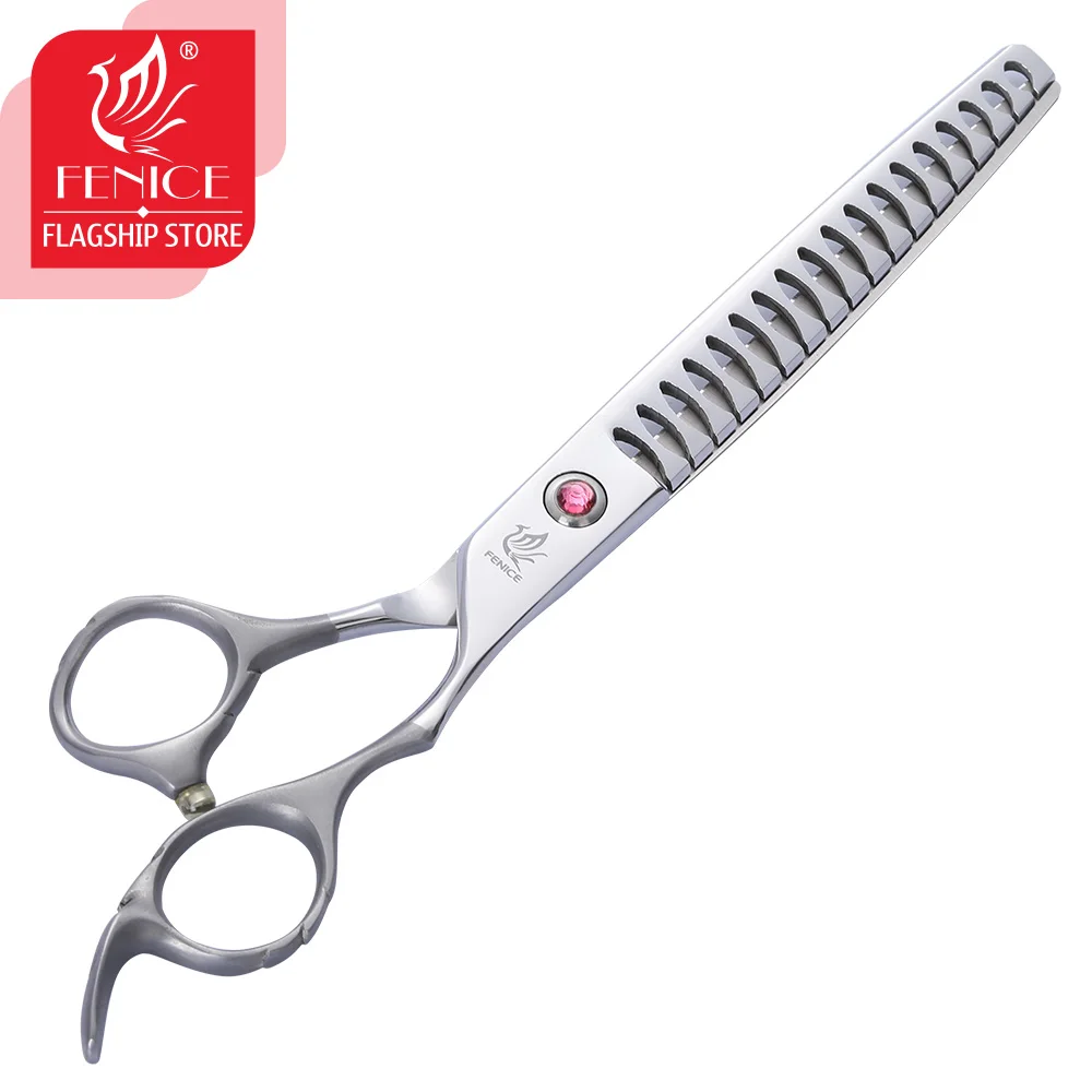 

Fenice 7.0 inch Matte handle Pet Grooming Thinning Scissors forDogs Cats JP440C Sharp Shear Thinning Rate About 75%