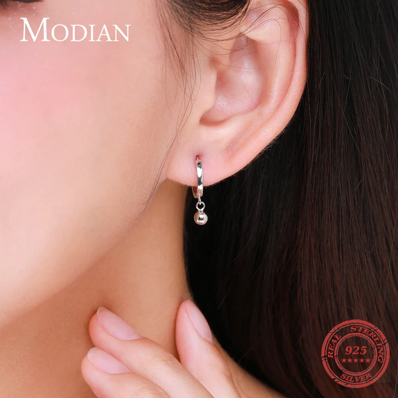 Modian 1 шт. модные одиночные серьги из стерлингового серебра 925 пробы трояновая