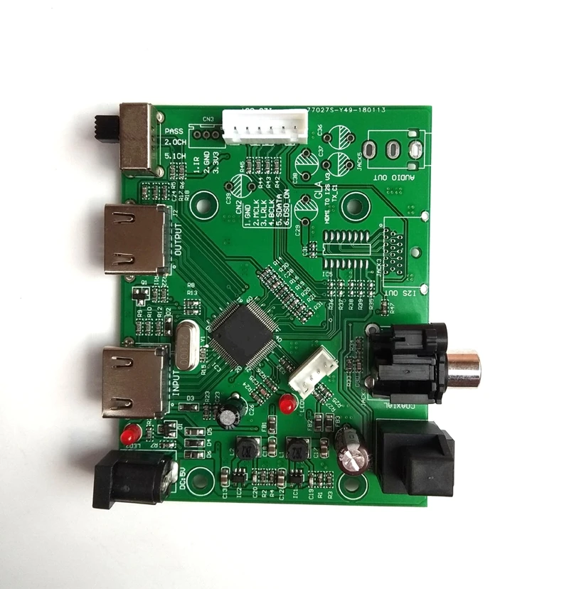 Lusya HDMI/MHL к двухрежимному разъему извлечения аудио ies/DSD/волоконный коаксиальный конвертер коммутационная плата T0731 HDMI к ies/IIS