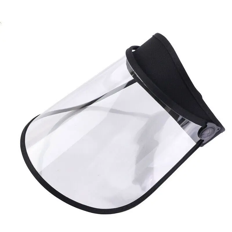Прозрачный противотуманный Полнолицевой защитный козырек для шляпы с