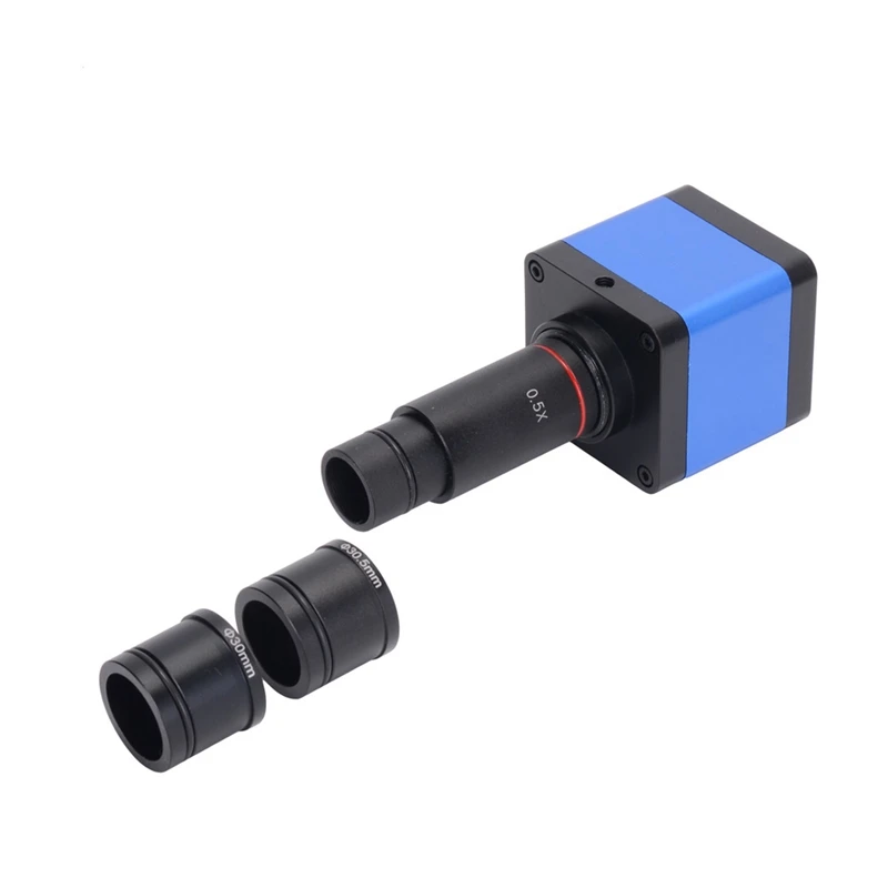 16MP HDMI 1080P USB цифровой промышленный микроскоп камера с 0.5X c креплением окуляра