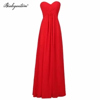 bealegantom new a line sleeveless ruched evening dresses long pageant formal prom celebrity party gown robe de mariee ed1281
