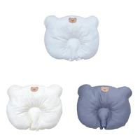 2021 new cute bear baby head shaping pillow prevent flat head protection nursing pillow