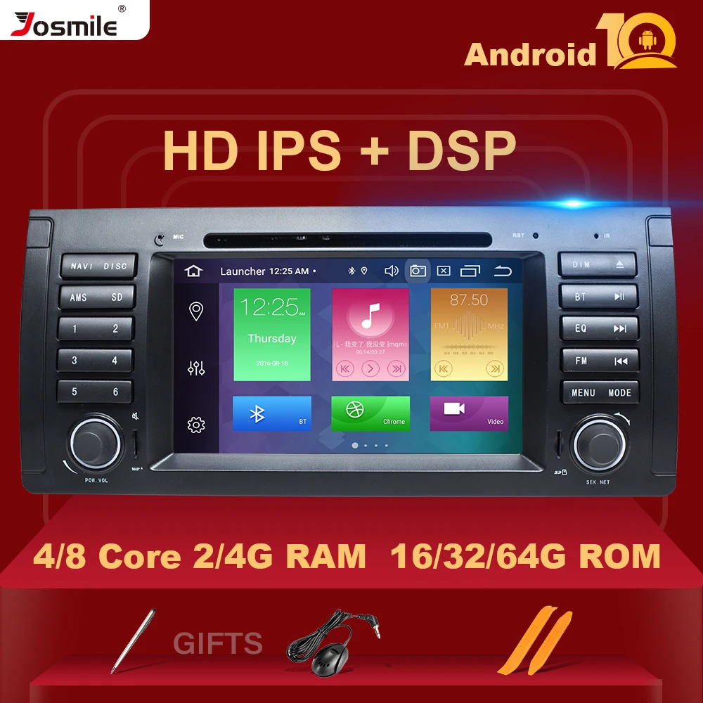 

Автомагнитола IPS DSP 2 Din Android 10 для BMW X5 E53 BMW E39 стерео 5 серия мультимедиа аудио GPS навигация Carplay SWC 4 Гб 64 ГБ
