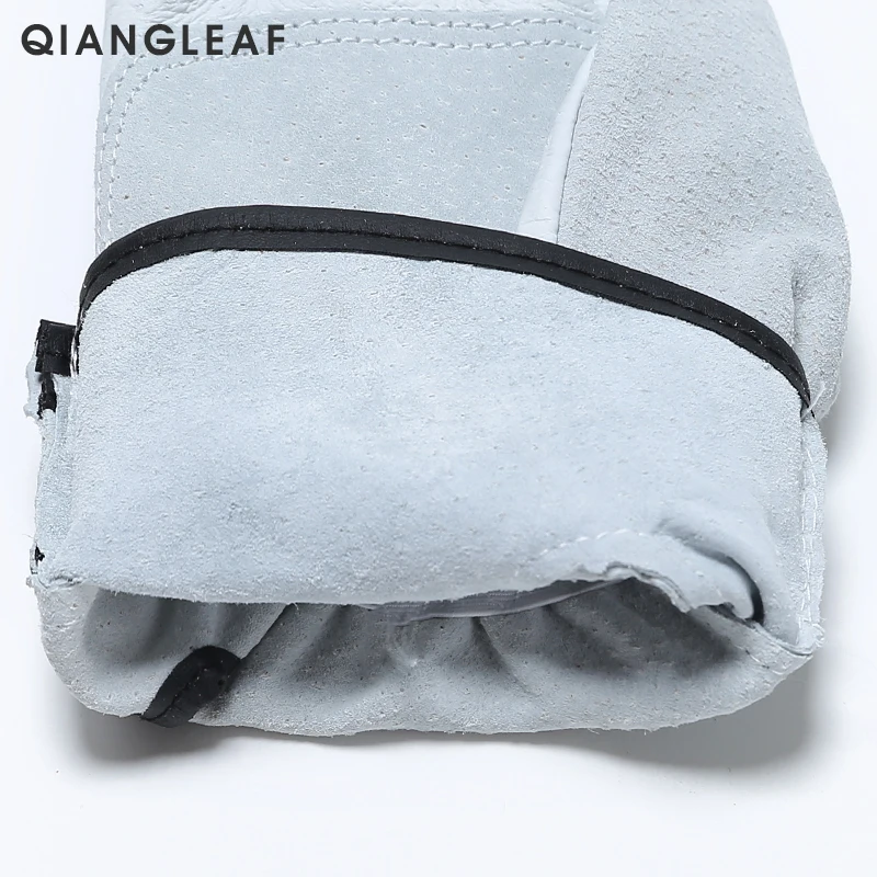 QIANGLEAF брендовые белые рабочие защитные перчатки механические рабочие перчатки ультратонкие кожаные перчатки из микрофибры CS1