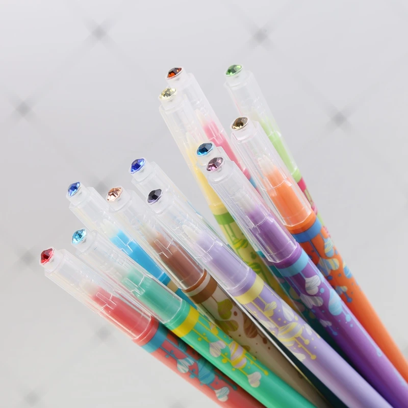 Алмазный маркер двойное изменение цвета ручка школьные принадлежности QX2B |