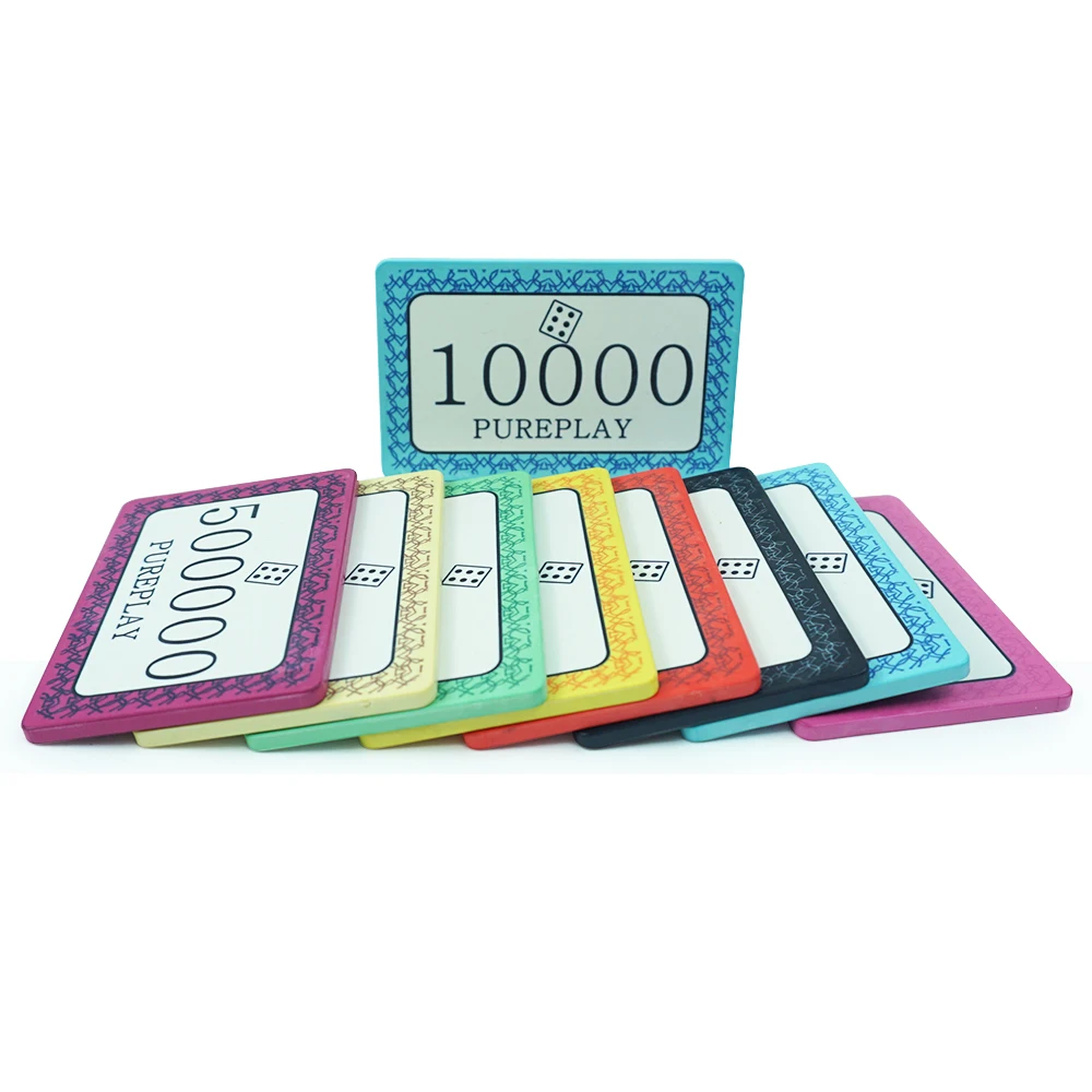 Керамическая доска прямоугольная Покерная фишка на заказ для семьи | Спорт и