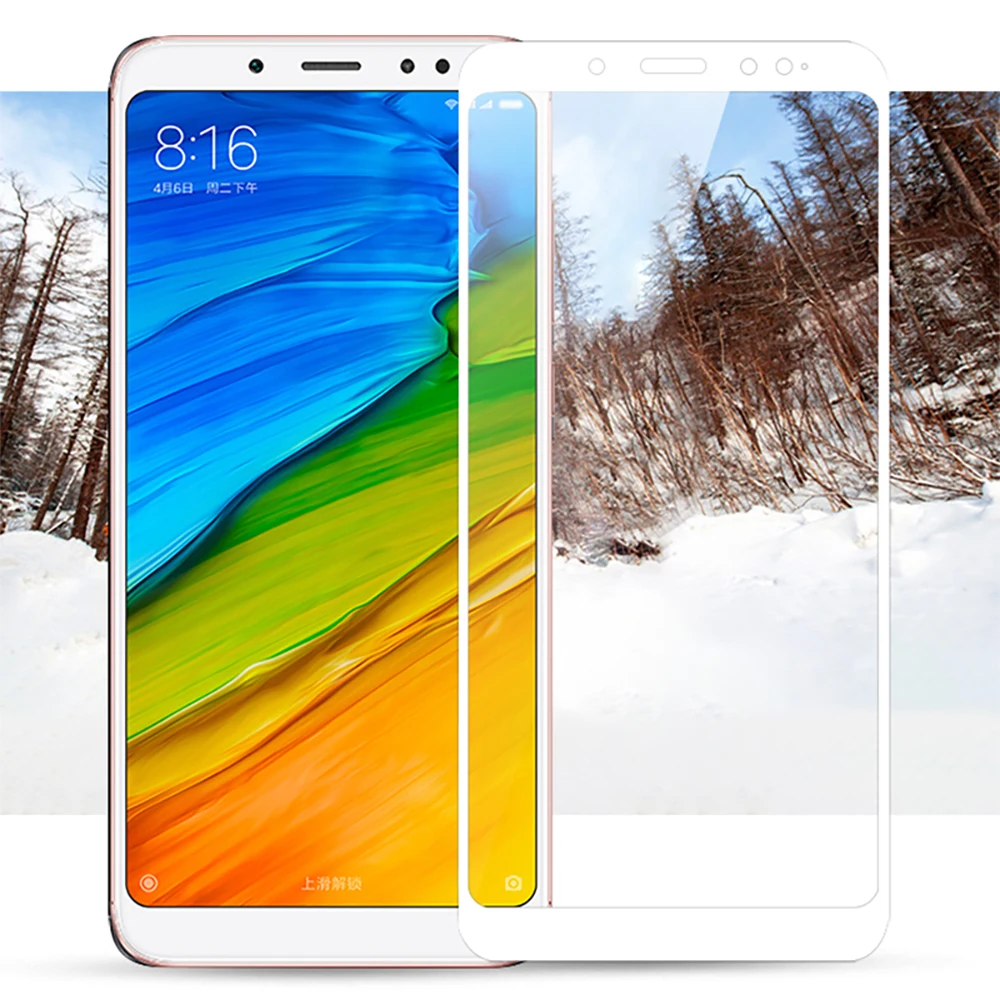 Wellzly 3D полное покрытие протектор экрана стекло для Xiaomi Redmi 5 6 6A 4X 5A закаленное Note Pro