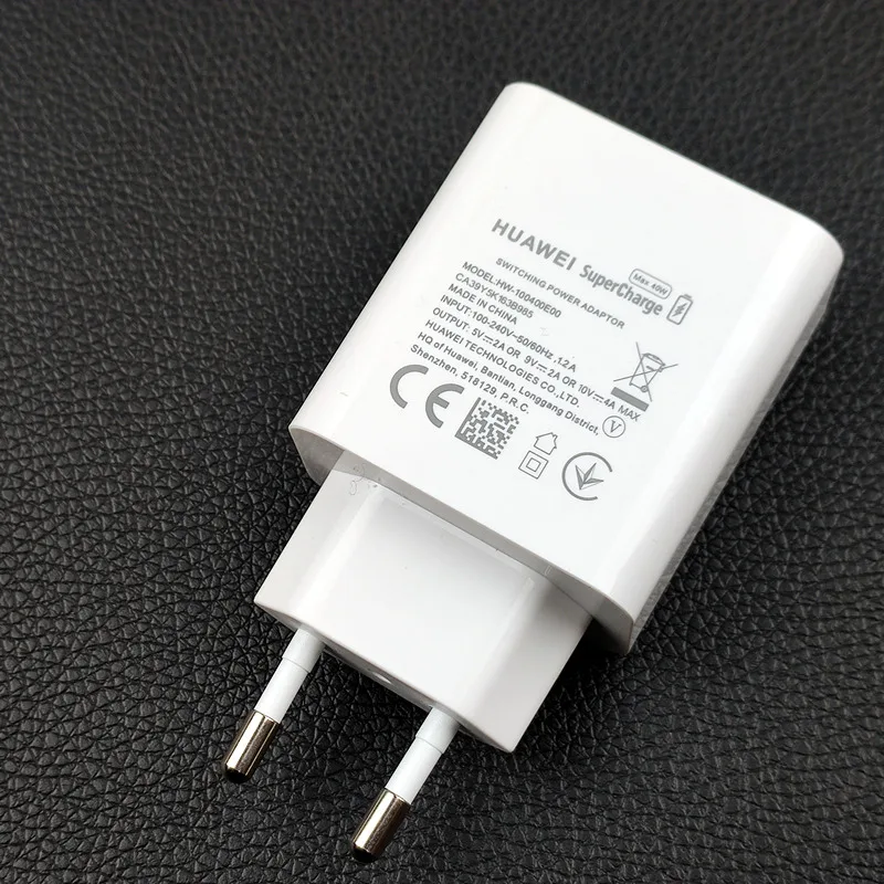 40W EU Huawei Fast Charger Supercharge Charge Original 5A 2M Usb Type c cable for huawei mate 30 20 x 10 P30 P20 Pro p10 Nova 5t | Мобильные