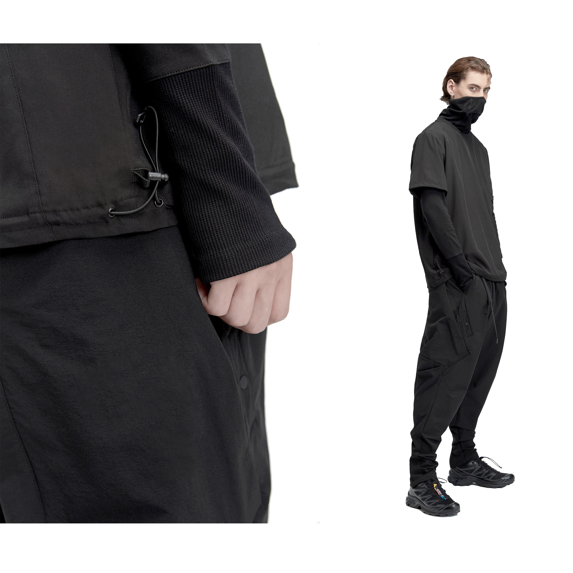 Футболка северного оленя переработанная полиэфирная ткань быстросохнущая