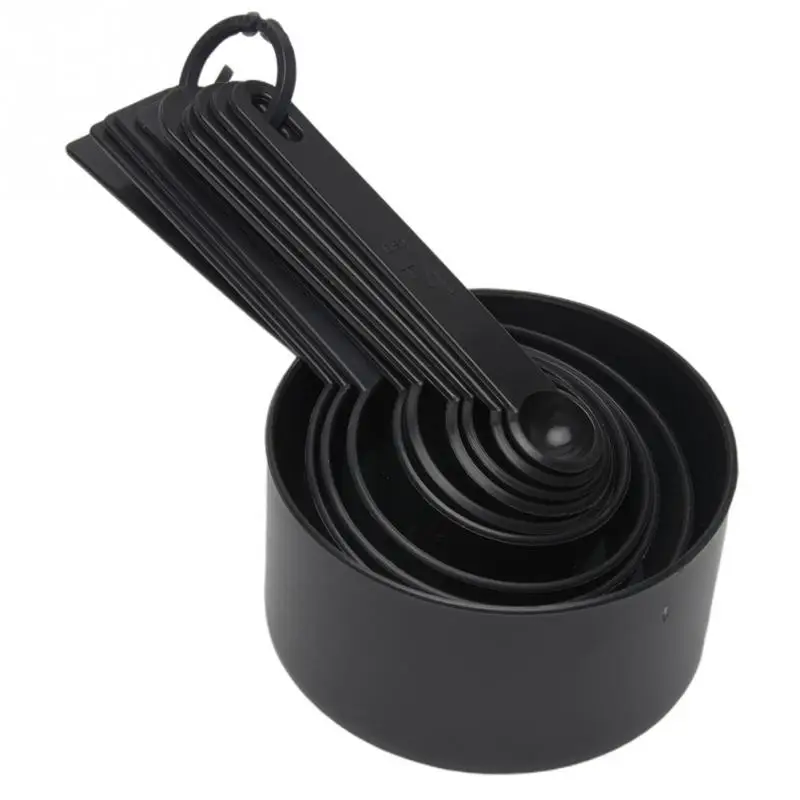 10 шт./компл. многофункциональные ложки кухонные столовые приборы Черные